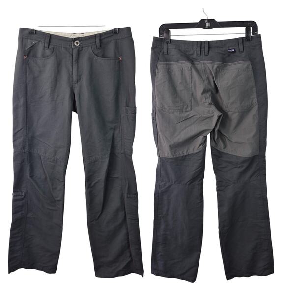 Patagonia Gray Cargo Hiking Mid Ride Pants Women's 8 30 x 31 - Picture 1 of 2